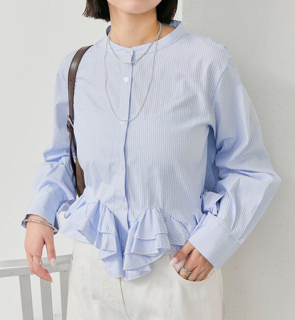  「ウェーブフリルブラウス」|シャツ・ブラウス|