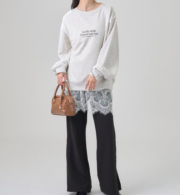  「miniロゴスウェット」|Tシャツ・カットソー|