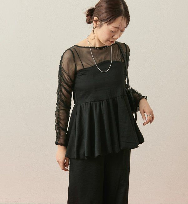  「【@aoiikegaya企画】チュール切替ペプラムSET UP」|チノ|