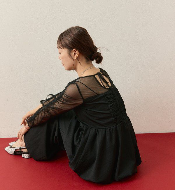  「【@aoiikegaya企画】チュール切替ペプラムSET UP」|チノ|