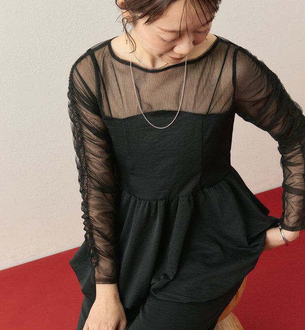  「【@aoiikegaya企画】チュール切替ペプラムSET UP」|チノ|