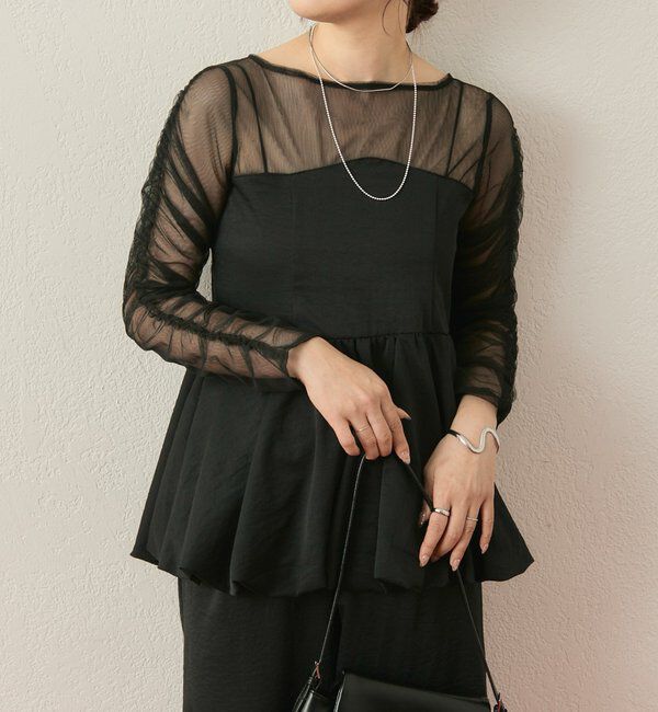  「【@aoiikegaya企画】チュール切替ペプラムSET UP」|チノ|