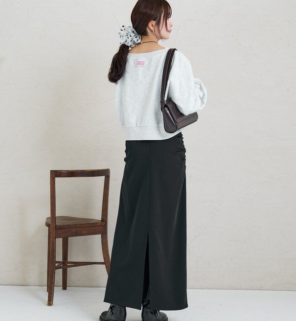  「サイドギャザータックスカート」|スカート|