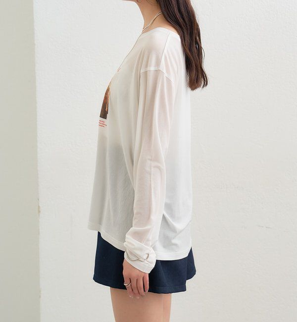  「シアーフォトロングTシャツ」|Tシャツ・カットソー|
