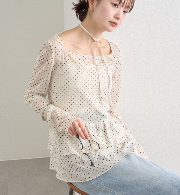  「26SSドットティアードプルオーバー」|Tシャツ・カットソー|