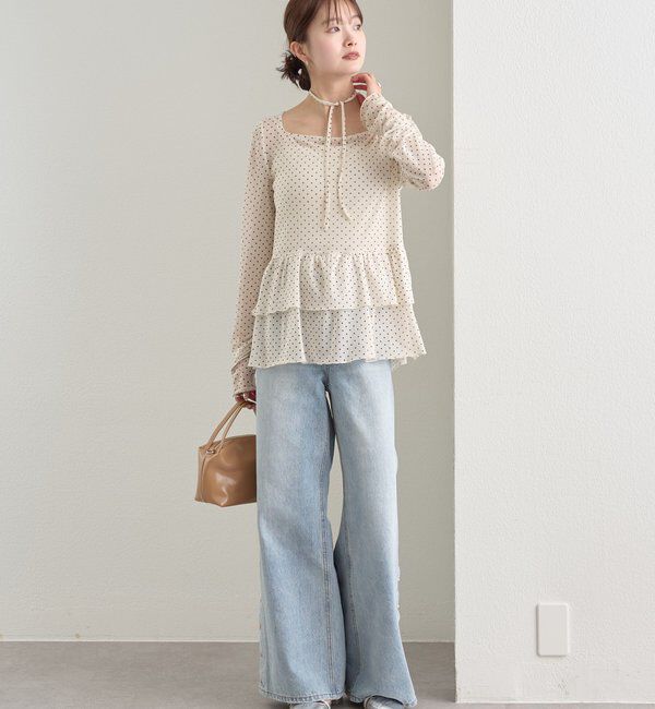  「26SSドットティアードプルオーバー」|Tシャツ・カットソー|