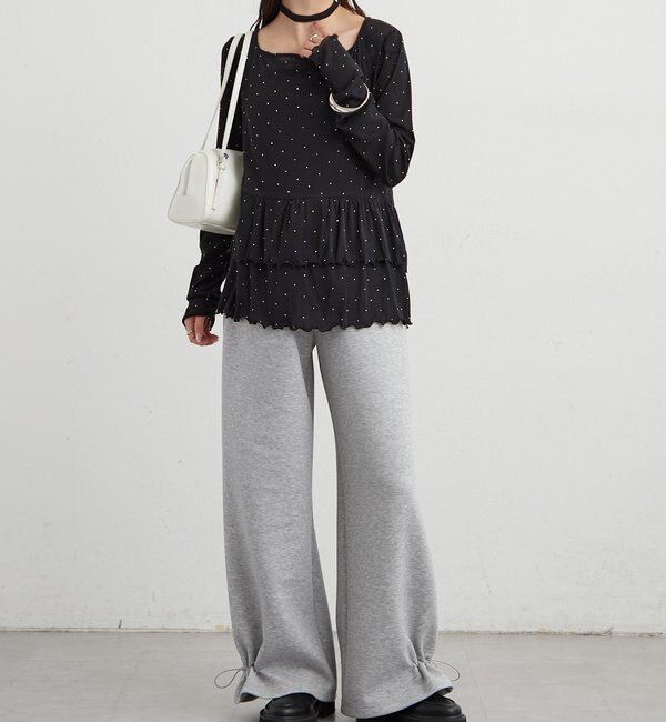  「26SSドットティアードプルオーバー」|Tシャツ・カットソー|