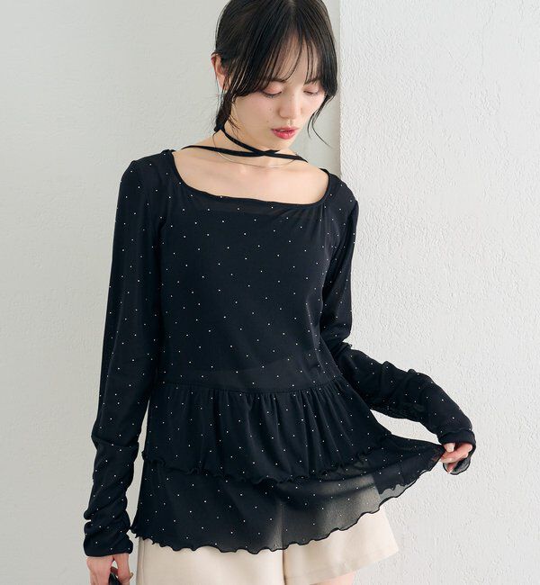  「26SSドットティアードプルオーバー」|Tシャツ・カットソー|