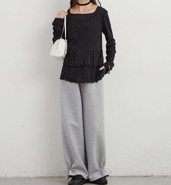  「26SSドットティアードプルオーバー」|Tシャツ・カットソー|