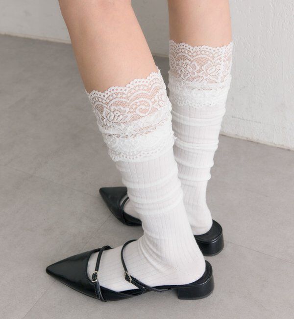  「レースレイヤードソックス」|ソックス|