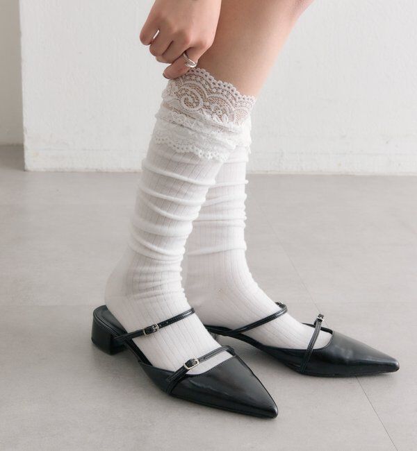  「レースレイヤードソックス」|ソックス|