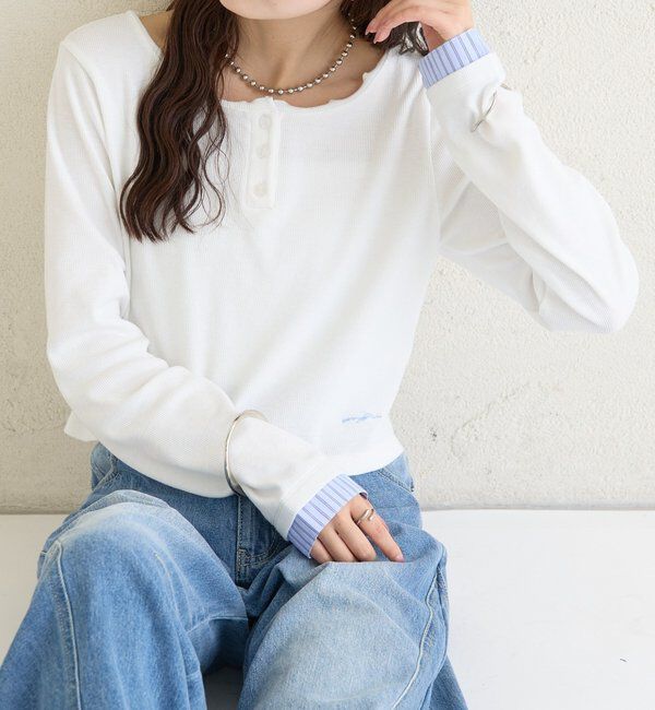  「ヘンリーネックチビロンT」|Tシャツ・カットソー|