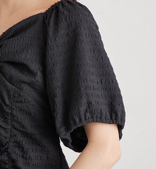  「ハートネックパフブラウス」|シャツ・ブラウス|