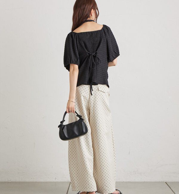  「ハートネックパフブラウス」|シャツ・ブラウス|