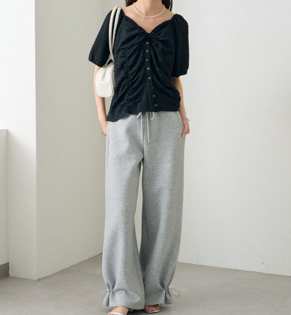  「ハートネックパフブラウス」|シャツ・ブラウス|