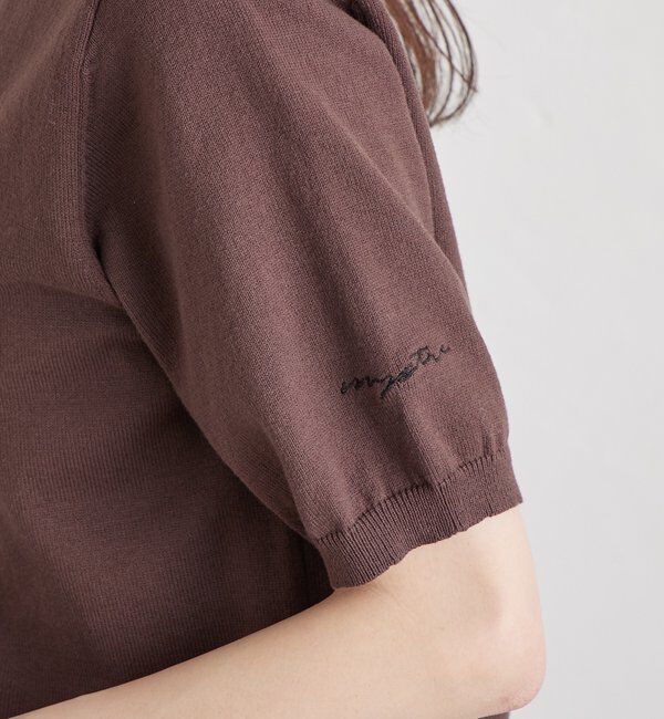  「ギンガムチェック襟付きカーディガン」|カーディガン|