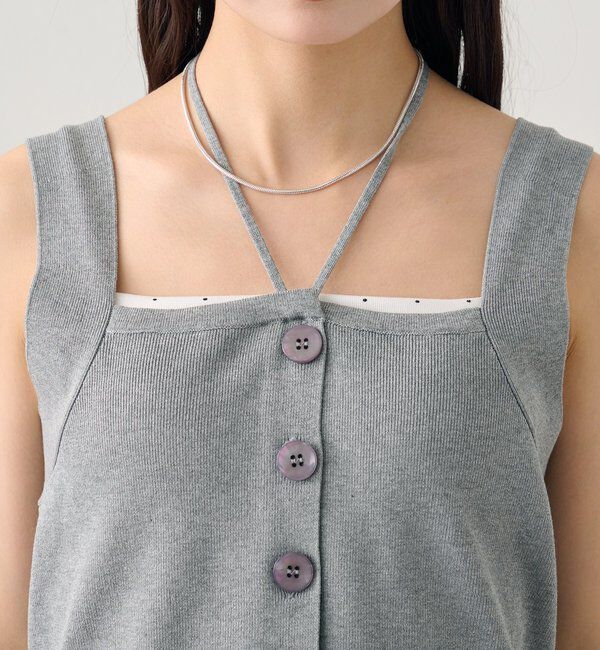  「ホルターニットタンクトップ」|キャミソール|