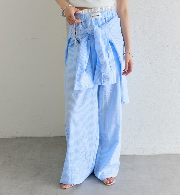  「ストライプイージーパンツ」|チノ|