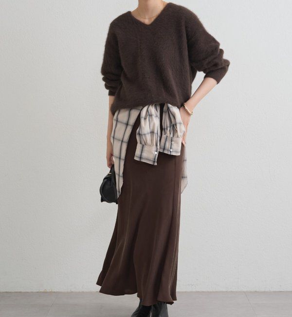  「FURカシミヤVニット」|ニット・セーター|