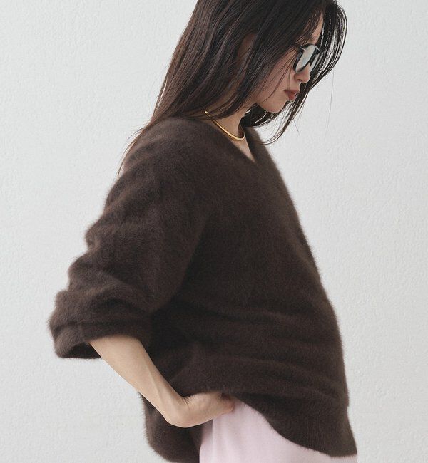  「FURカシミヤVニット」|ニット・セーター|