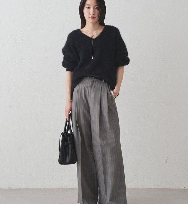  「FURカシミヤVニット」|ニット・セーター|
