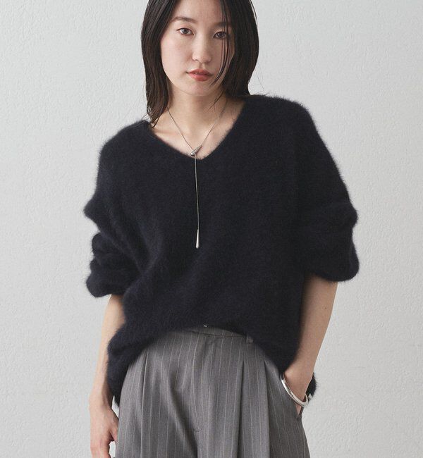  「FURカシミヤVニット」|ニット・セーター|