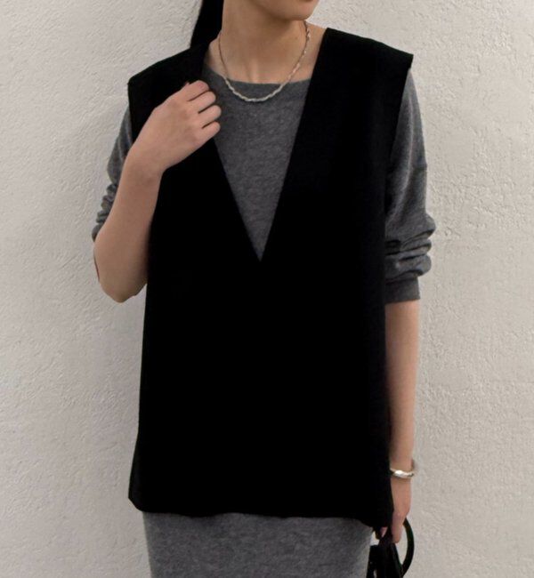  「ウールジレ」|シャツ・ブラウス|ブラック