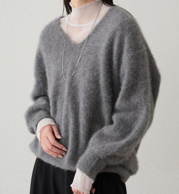  「シアーチュールハイネックプルオーバー」|Tシャツ・カットソー|