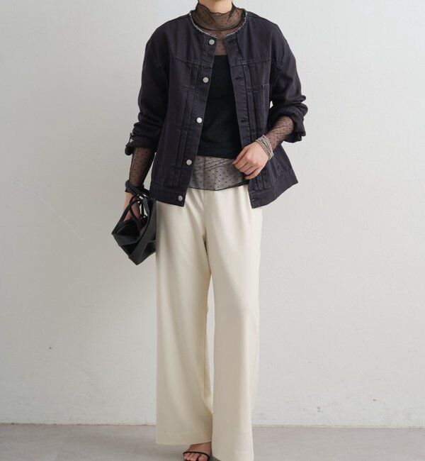  「シアーチュールハイネックプルオーバー」|Tシャツ・カットソー|