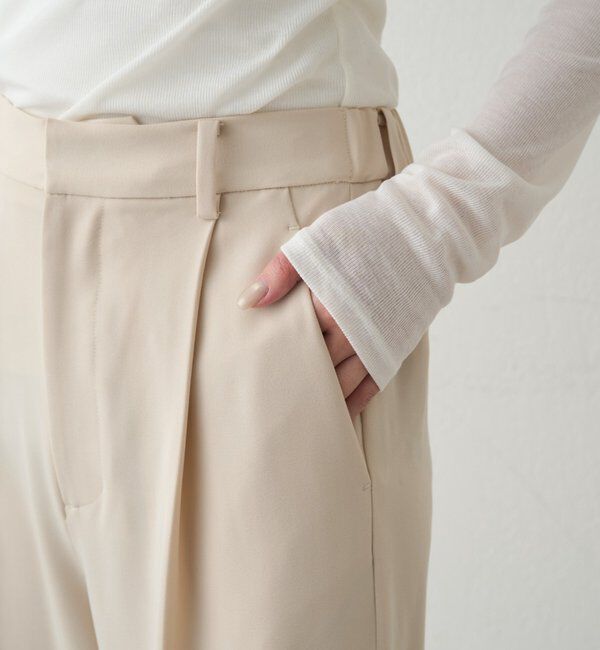  「セミワイドパンツ」|チノ|