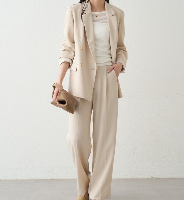  「セミワイドパンツ」|チノ|