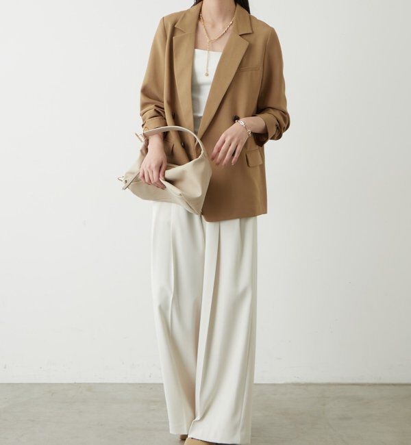  「麻調合繊ジャケット」|テーラードジャケット|