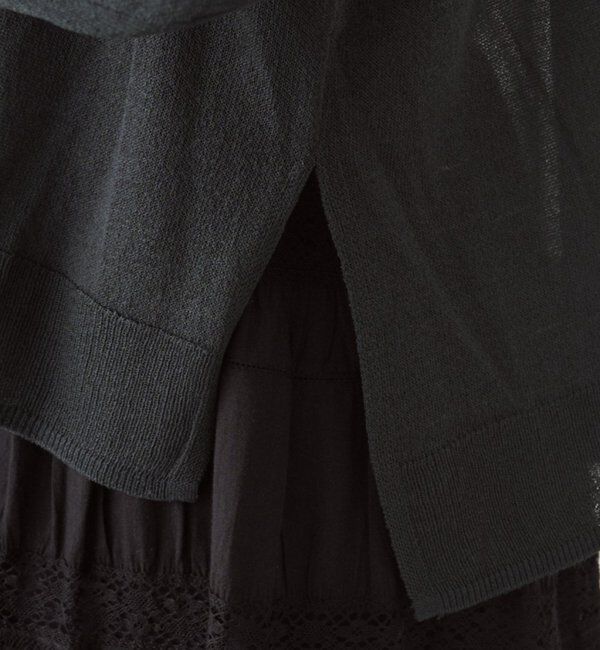  「シアーカレッジロゴプリントニット」|ニット・セーター|