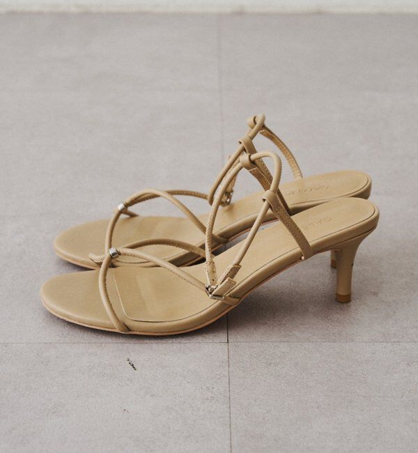  「【GALENA/ガレナ】メタルポイントヒールサンダル」|サンダル|