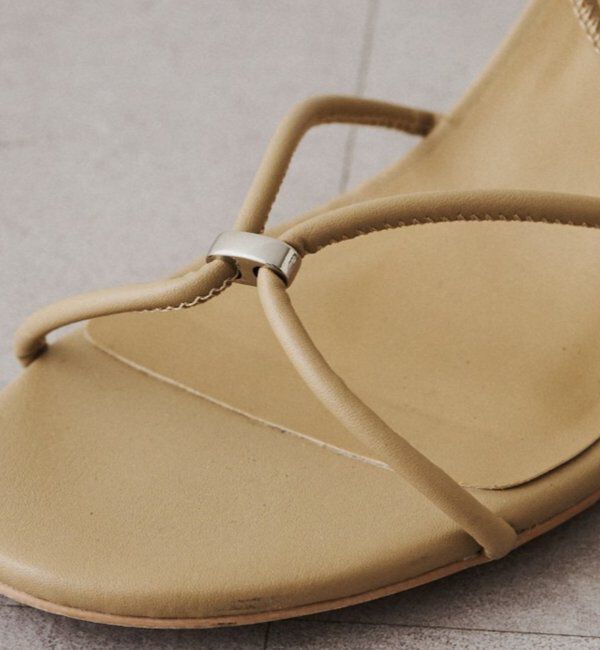  「【GALENA/ガレナ】メタルポイントヒールサンダル」|サンダル|