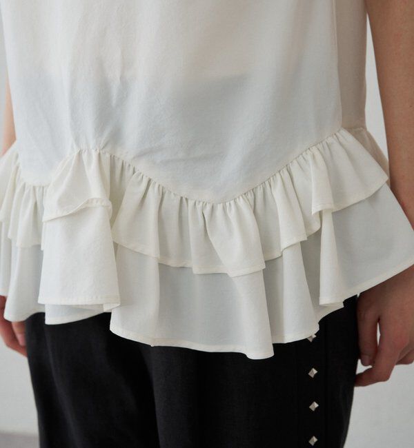  「ランダムフリルブラウス」|シャツ・ブラウス|