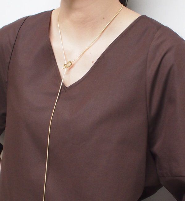  「【GALENA/ガレナ】ノットロングネックレス」|ネックレス|