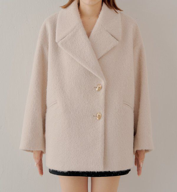  「金釦シャギールーズコート」|その他|