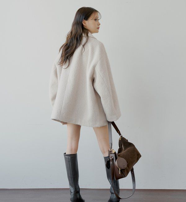  「金釦シャギールーズコート」|その他|