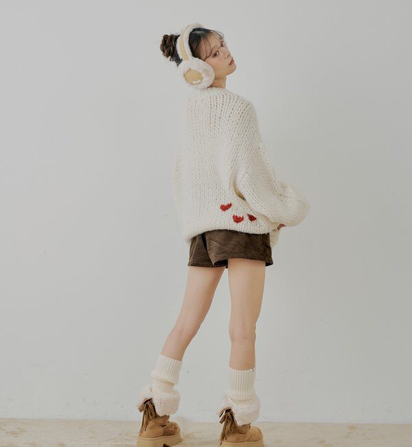  「ビッグケーブルルーズミニワンピース」|ワンピース|