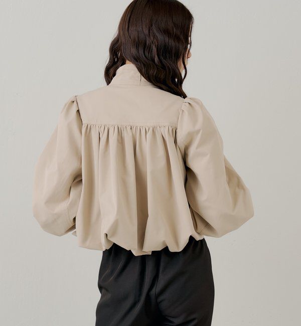  「【SALON by Chico】ショート丈バルーントレンチコート」|トレンチコート|