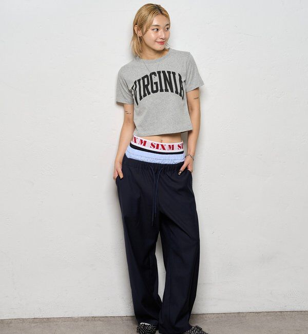  「【新色追加】Six M/シックスエム トリプルレイヤードパンツ」|チノ|