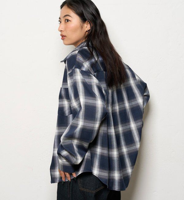  「KOOKYNオンブレチェックシャツ」|シャツ・ブラウス|