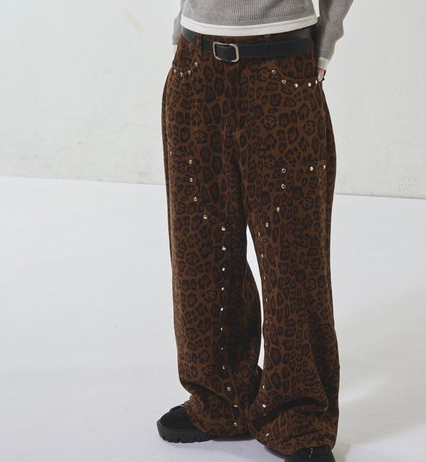  「スウェードダブルニーパンツ」|チノ|