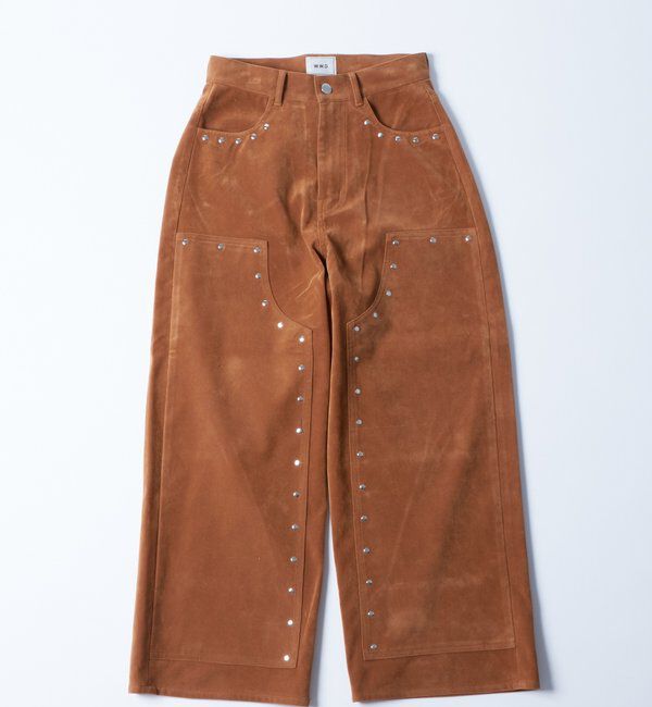  「スウェードダブルニーパンツ」|チノ|