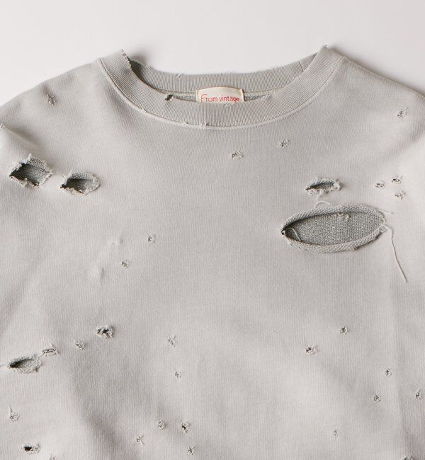  「【FromVintage】ダメージスウェット」|Tシャツ・カットソー|