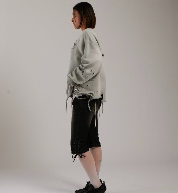  「【FromVintage】ダメージスウェット」|Tシャツ・カットソー|