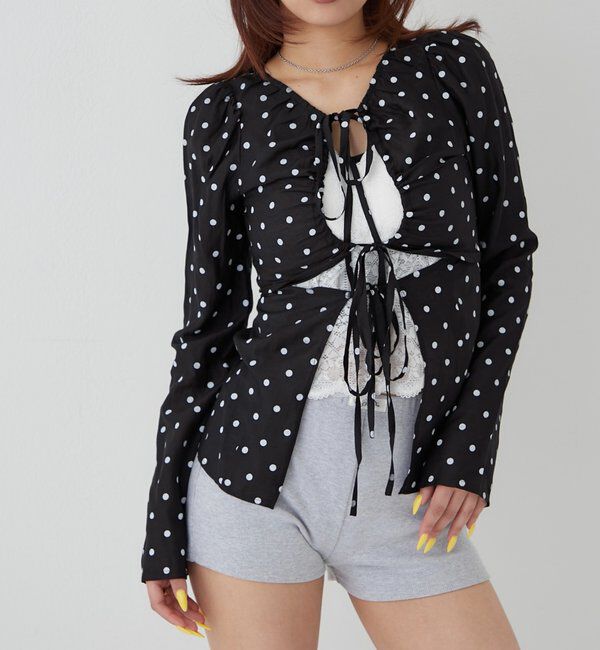  「ギャザーコイルブラウス」|シャツ・ブラウス|