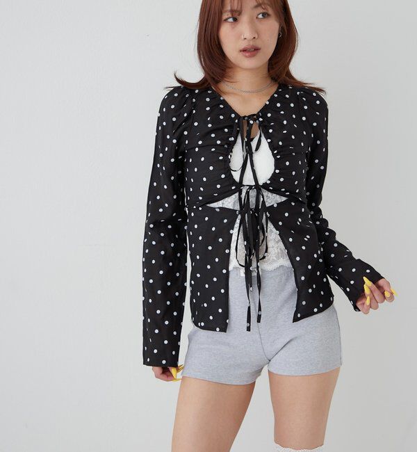  「ギャザーコイルブラウス」|シャツ・ブラウス|