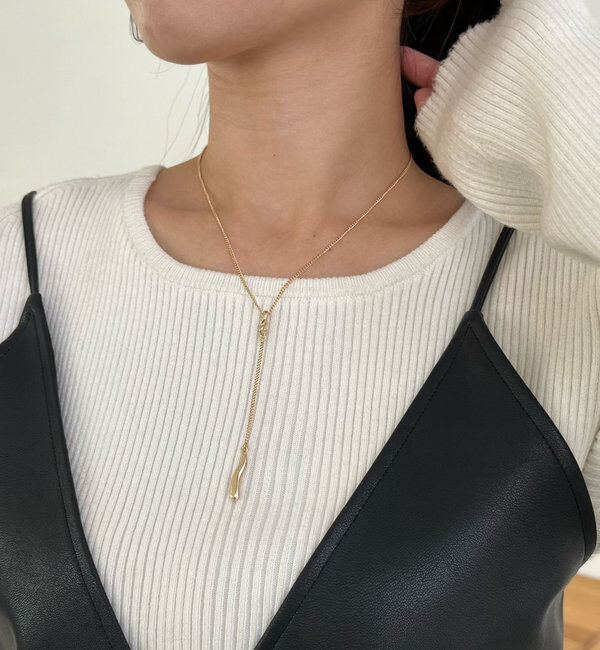  「〈GOLDY/ゴールディ〉ツイストYネックレス」|リング|